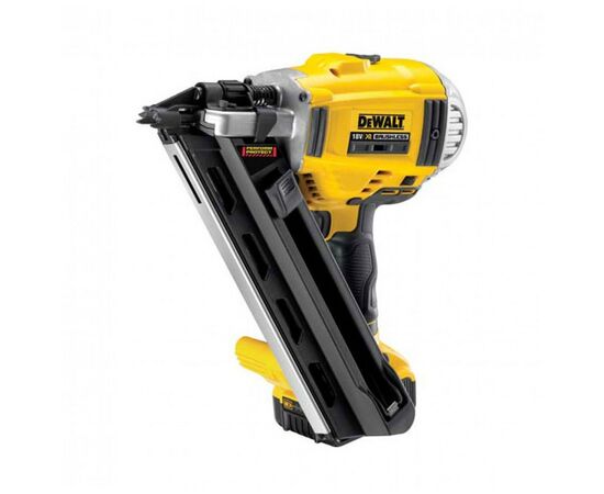 Цвяхозабивач DeWALT 18V, 2x5Ah, діаметр/довжина цвяха 3.3/90 мм, кейс (DCN692P2)