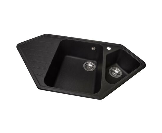 Мийка кухонна GRANADO IBIZA black shine (gr1801), зображення 2 Мийка кухонна GRANADO IBIZA black shine (gr1801), зображення 2