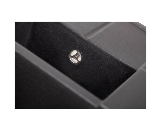Мийка кухонна GRANADO LEON black shine (gr1001), зображення 3 Мийка кухонна GRANADO LEON black shine (gr1001), зображення 3