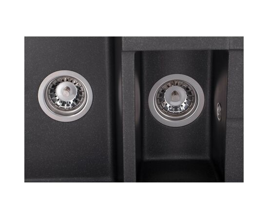 Мийка кухонна GRANADO LEON black shine (gr1001), зображення 4 Мийка кухонна GRANADO LEON black shine (gr1001), зображення 4