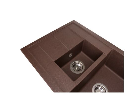 Мойка кухонная GRANADO LEON marron (gr1006), изображение 4 Мойка кухонная GRANADO LEON marron (gr1006), изображение 4