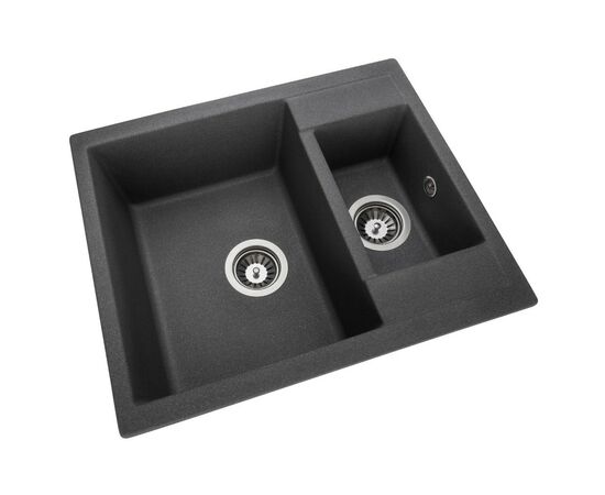 Мойка кухонная GRANADO SAMORA grafito (gr0909), изображение 2 Мойка кухонная GRANADO SAMORA grafito (gr0909), изображение 2