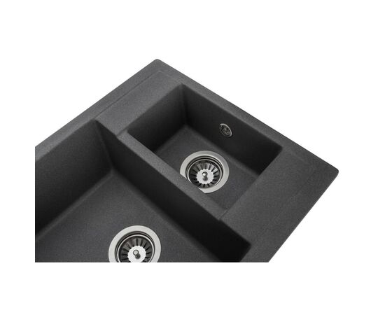 Мойка кухонная GRANADO SAMORA grafito (gr0909), изображение 3 Мойка кухонная GRANADO SAMORA grafito (gr0909), изображение 3