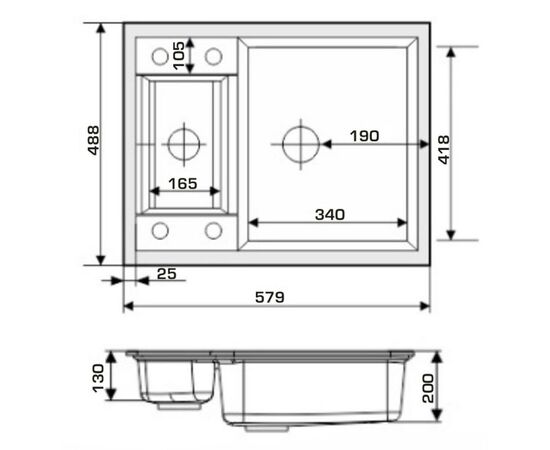Мойка кухонная GRANADO SAMORA terra (gr0903), изображение 7
