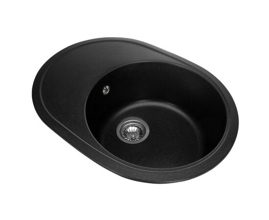 Мийка кухонна GRANADO SEVILLA black shine (gr1501), зображення 2 Мийка кухонна GRANADO SEVILLA black shine (gr1501), зображення 2