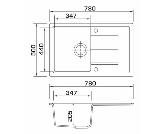 Мойка кухонная GRANADO TOLEDO avena (gr2102), изображение 9 Мойка кухонная GRANADO TOLEDO avena (gr2102), изображение 9