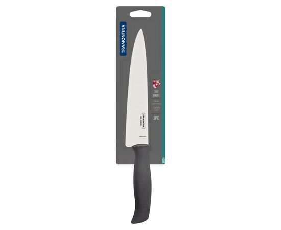Кухонный нож Tramontina Soft Plus Grey Chef 203 мм (23664/168), изображение 2 Кухонный нож Tramontina Soft Plus Grey Chef 203 мм (23664/168), изображение 2