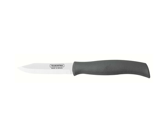 Кухонный нож Tramontina Soft Plus Grey Vegetable 76 мм (23660/163), изображение 2 Кухонный нож Tramontina Soft Plus Grey Vegetable 76 мм (23660/163), изображение 2