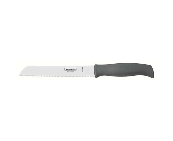 Кухонный нож Tramontina Soft Plus Grey Bread 178 мм (23662/167), изображение 4 Кухонный нож Tramontina Soft Plus Grey Bread 178 мм (23662/167), изображение 4