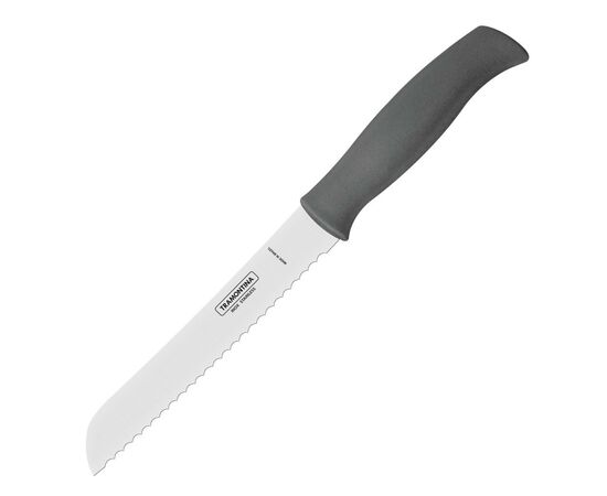 Кухонний ніж Tramontina Soft Plus Grey Bread 178 мм (23662/167)