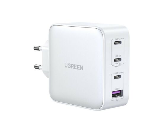 Зарядний пристрій Ugreen Nexode USB-A+3*USB-C 100W GaN Te ch Fast White (CD226/15337)