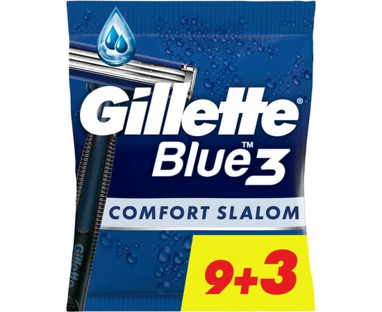 Бритва Gillette Blue 3 Comfort Slalom 12 шт. (8006540808771)