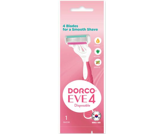 Бритва Dorco EVE 4 Disposable для женщин 4 лезвия 1 шт. (8801038584508)