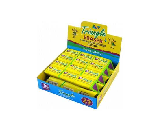 Ластик Cool For School для карандаша в индивидуальной упаковке Triangle (CF81737), изображение 2 Ластик Cool For School для карандаша в индивидуальной упаковке Triangle (CF81737), изображение 2
