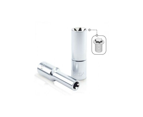 Головка торцевая Toptul TORX длинная 1/2" E18 (BAEH1618)
