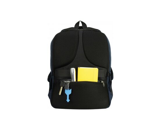 Рюкзак школьный Optima 17.5" USB Techno мужской 0.7 кг 16-25 л Синий с выделенными элементами (O97593-01), изображение 2 Рюкзак школьный Optima 17.5" USB Techno мужской 0.7 кг 16-25 л Синий с выделенными элементами (O97593-01), изображение 2