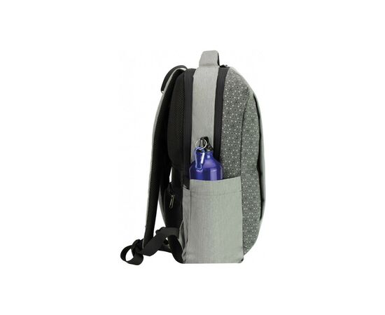 Рюкзак школьный Optima 17.5" USB Techno мужской 0.7 кг 16-25 л Серый с выделенными элементами (O97593-03), изображение 3 Рюкзак школьный Optima 17.5" USB Techno мужской 0.7 кг 16-25 л Серый с выделенными элементами (O97593-03), изображение 3