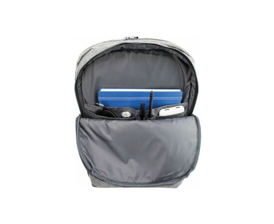 Рюкзак школьный Optima 17.5" USB Techno мужской 0.7 кг 6-15 л Светло-серый (O97594-03), изображение 3 Рюкзак школьный Optima 17.5" USB Techno мужской 0.7 кг 6-15 л Светло-серый (O97594-03), изображение 3