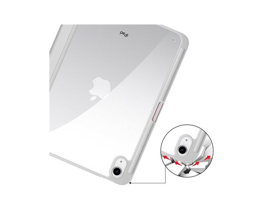 Чехол для планшета BeCover Soft Edge mount Apple Pencil Apple iPad 10.9" 2022 Gray (709236), изображение 3 Чехол для планшета BeCover Soft Edge mount Apple Pencil Apple iPad 10.9" 2022 Gray (709236), изображение 3