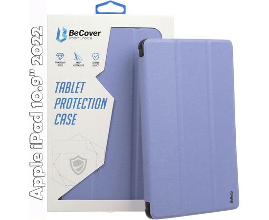 Чохол до планшета BeCover Soft Edge mount Apple Pencil Apple iPad 10.9" 2022 Purple (709239)
