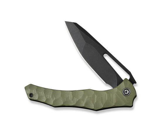 Нож Civivi Spiny Dogfish Black Blade G10 Green (C22006-3), изображение 4 Нож Civivi Spiny Dogfish Black Blade G10 Green (C22006-3), изображение 4
