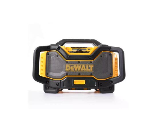 Зарядное устройство для аккумуляторов инструмента DeWALT с радиоприемником 18V, 54V XR, время зарядки 140 мин, вес 7.2 кг (DCR027), изображение 2 Зарядное устройство для аккумуляторов инструмента DeWALT с радиоприемником 18V, 54V XR, время зарядки 140 мин, вес 7.2 кг (DCR027), изображение 2