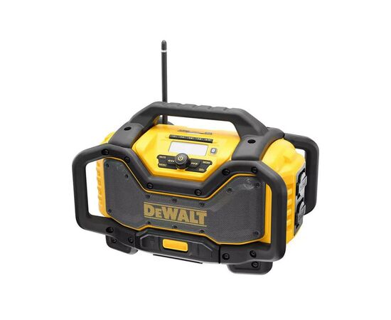 Зарядное устройство для аккумуляторов инструмента DeWALT с радиоприемником 18V, 54V XR, время зарядки 140 мин, вес 7.2 кг (DCR027)