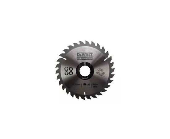 Диск пильний DeWALT СONSTRUCTION , 160 х 30 мм, 30 z, АТВ, 10 градусів (DT1937)