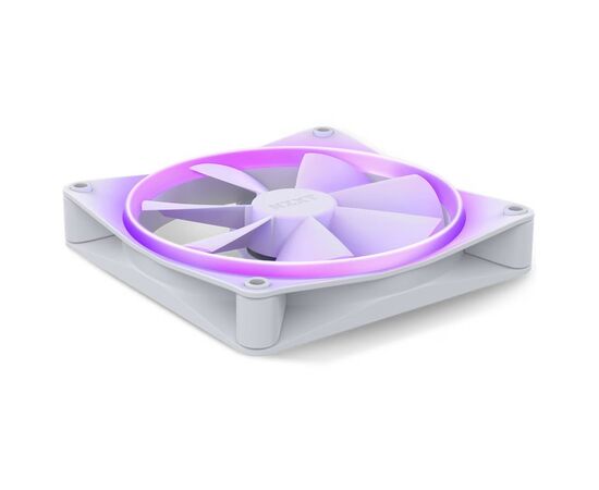 Кулер до корпусу NZXT F140RGB - 140mm RGB Fans - Single (White (RF-R14SF-W1), зображення 3 Кулер до корпусу NZXT F140RGB - 140mm RGB Fans - Single (White (RF-R14SF-W1), зображення 3