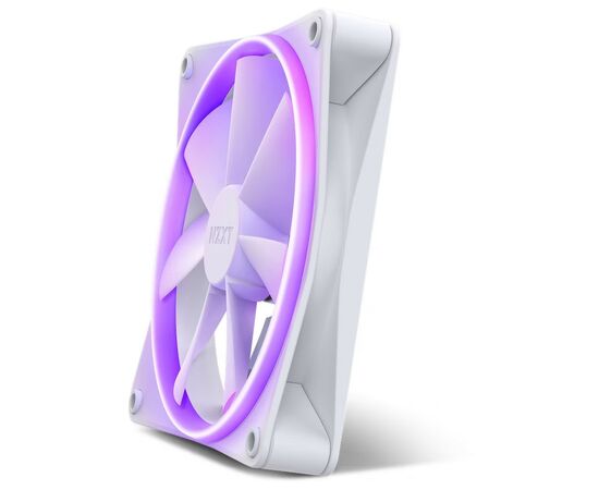 Кулер до корпусу NZXT F140RGB - 140mm RGB Fans - Single (White (RF-R14SF-W1), зображення 4 Кулер до корпусу NZXT F140RGB - 140mm RGB Fans - Single (White (RF-R14SF-W1), зображення 4