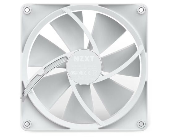 Кулер до корпусу NZXT F140RGB - 140mm RGB Fans - Single (White (RF-R14SF-W1), зображення 6 Кулер до корпусу NZXT F140RGB - 140mm RGB Fans - Single (White (RF-R14SF-W1), зображення 6
