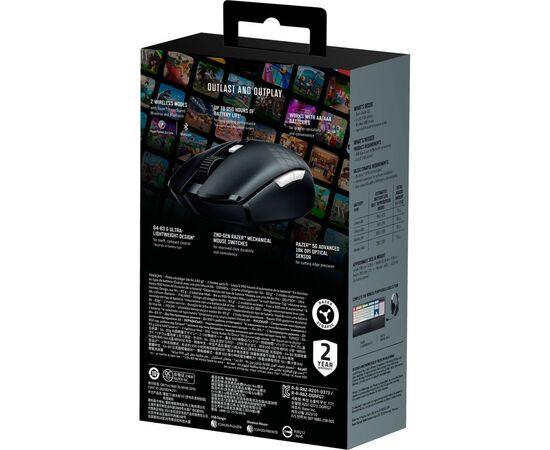 Мышка Razer Orochi V2 Wireless Roblox Edition (RZ01-03730600-R3M1), изображение 6 Мышка Razer Orochi V2 Wireless Roblox Edition (RZ01-03730600-R3M1), изображение 6