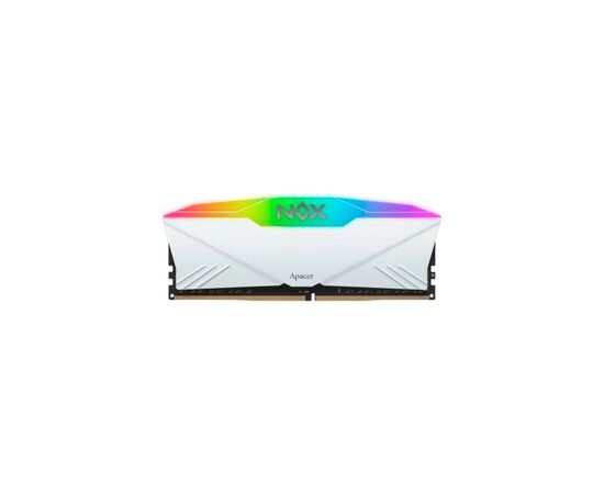 Модуль памяти для компьютера DDR4 16GB (2x8GB) 3200 MHz NOX RGB White Apacer (AH4U16G32C28YNWAA-2), изображение 2 Модуль памяти для компьютера DDR4 16GB (2x8GB) 3200 MHz NOX RGB White Apacer (AH4U16G32C28YNWAA-2), изображение 2