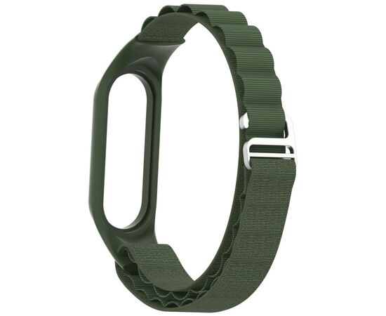 Ремешок для фитнес браслета Armorstandart AlpinaStyle Band для Xiaomi Mi Band 7/6/5/4 Green (ARM64988), изображение 2 Ремешок для фитнес браслета Armorstandart AlpinaStyle Band для Xiaomi Mi Band 7/6/5/4 Green (ARM64988), изображение 2