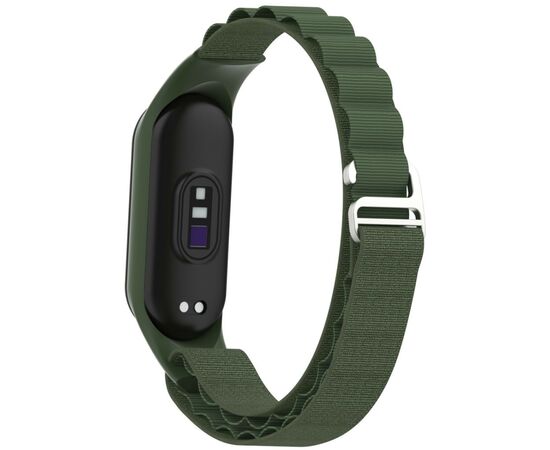 Ремешок для фитнес браслета Armorstandart AlpinaStyle Band для Xiaomi Mi Band 7/6/5/4 Green (ARM64988), изображение 6 Ремешок для фитнес браслета Armorstandart AlpinaStyle Band для Xiaomi Mi Band 7/6/5/4 Green (ARM64988), изображение 6