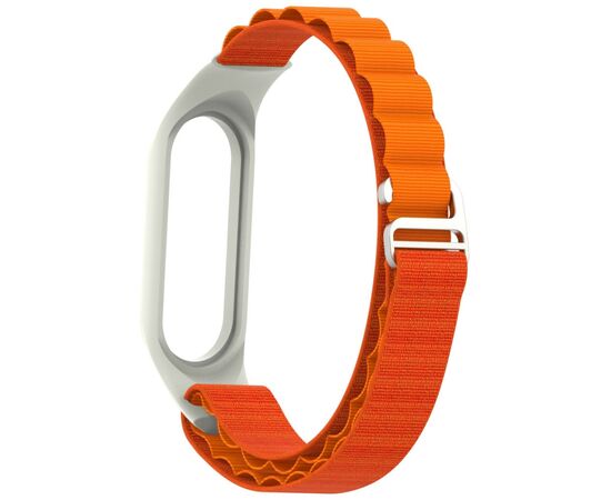 Ремінець до фітнес браслета Armorstandart AlpinaStyle Band для Xiaomi Mi Band 7/6/5/4 Orange (ARM64989), зображення 2 Ремінець до фітнес браслета Armorstandart AlpinaStyle Band для Xiaomi Mi Band 7/6/5/4 Orange (ARM64989), зображення 2