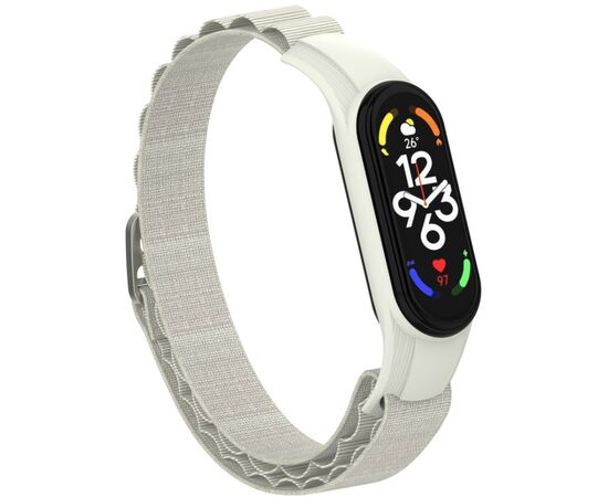 Ремешок для фитнес браслета Armorstandart AlpinaStyle Band для Xiaomi Mi Band 7/6/5/4 Starlight (ARM64990), изображение 3 Ремешок для фитнес браслета Armorstandart AlpinaStyle Band для Xiaomi Mi Band 7/6/5/4 Starlight (ARM64990), изображение 3