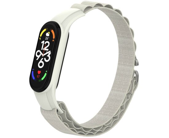 Ремешок для фитнес браслета Armorstandart AlpinaStyle Band для Xiaomi Mi Band 7/6/5/4 Starlight (ARM64990), изображение 4 Ремешок для фитнес браслета Armorstandart AlpinaStyle Band для Xiaomi Mi Band 7/6/5/4 Starlight (ARM64990), изображение 4