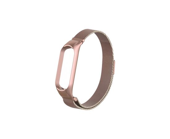 Ремінець до фітнес браслета Armorstandart Milanese Magnetic Band 503 для Xiaomi Mi Band 6/5 Rose Gold (ARM57183), зображення 2 Ремінець до фітнес браслета Armorstandart Milanese Magnetic Band 503 для Xiaomi Mi Band 6/5 Rose Gold (ARM57183), зображення 2