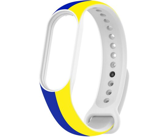 Ремешок для фитнес браслета Armorstandart для Xiaomi Mi Band 4/3 Blue/Yellow (ARM65667)