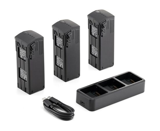 Акумулятор для дрона DJI Mavic 3 Enterprise Battery Kit (P05)+3-батареї та зарядний пристрій (CP.EN.00000421.01), зображення 3 Акумулятор для дрона DJI Mavic 3 Enterprise Battery Kit (P05)+3-батареї та зарядний пристрій (CP.EN.00000421.01), зображення 3