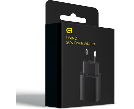 Зарядное устройство Armorstandart ABMHJ83 20W USB-C Power Adapter Black (ARM61365), изображение 5 Зарядное устройство Armorstandart ABMHJ83 20W USB-C Power Adapter Black (ARM61365), изображение 5