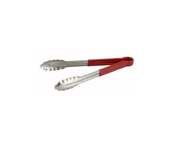 Щипцы кухонные Winco UT-12HP-R 30 см Red (59816)