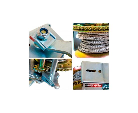 Лебедка Forte HWT-2000, 905 кг, трос 10 м (121862), изображение 2 Лебедка Forte HWT-2000, 905 кг, трос 10 м (121862), изображение 2