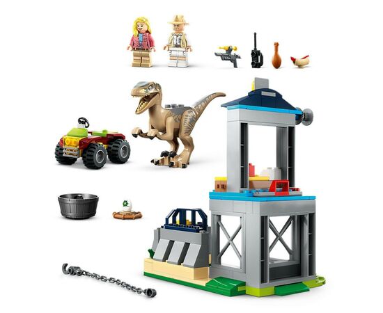 Конструктор LEGO Jurassic Park Побег велоцираптора (76957), изображение 3 Конструктор LEGO Jurassic Park Побег велоцираптора (76957), изображение 3