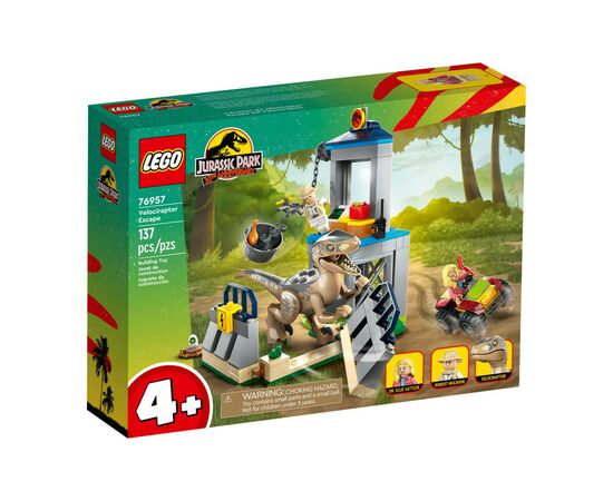Конструктор LEGO Jurassic Park Втеча велоцираптора (76957)