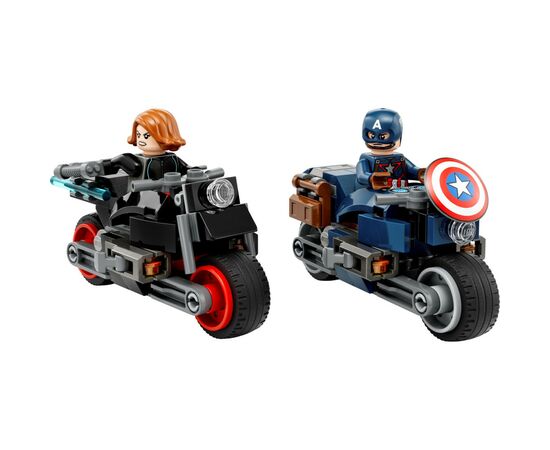 Конструктор LEGO Marvel Мотоциклы Черной Вдовы и Капитана Америка 130 деталей (76260), изображение 2 Конструктор LEGO Marvel Мотоциклы Черной Вдовы и Капитана Америка 130 деталей (76260), изображение 2