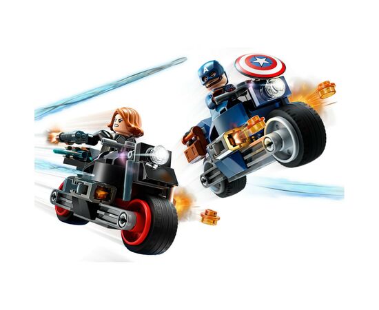 Конструктор LEGO Marvel Мотоциклы Черной Вдовы и Капитана Америка 130 деталей (76260), изображение 3 Конструктор LEGO Marvel Мотоциклы Черной Вдовы и Капитана Америка 130 деталей (76260), изображение 3