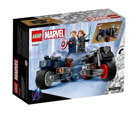 Конструктор LEGO Marvel Мотоциклы Черной Вдовы и Капитана Америка 130 деталей (76260), изображение 6 Конструктор LEGO Marvel Мотоциклы Черной Вдовы и Капитана Америка 130 деталей (76260), изображение 6