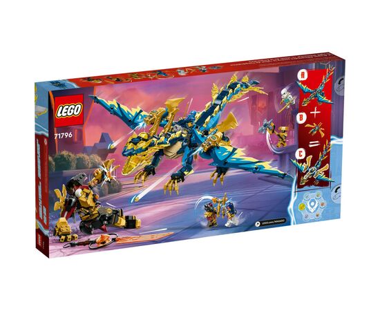 Конструктор LEGO Ninjago Дракон стихій проти робота Володарки 1038 деталей (71796), зображення 6 Конструктор LEGO Ninjago Дракон стихій проти робота Володарки 1038 деталей (71796), зображення 6